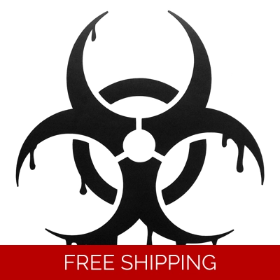 Biohazard blood drip Toxic Die Cut Vinyl Decal sticker Biohazard blood drip Toxic Die Cut Vinyl Decal sticker